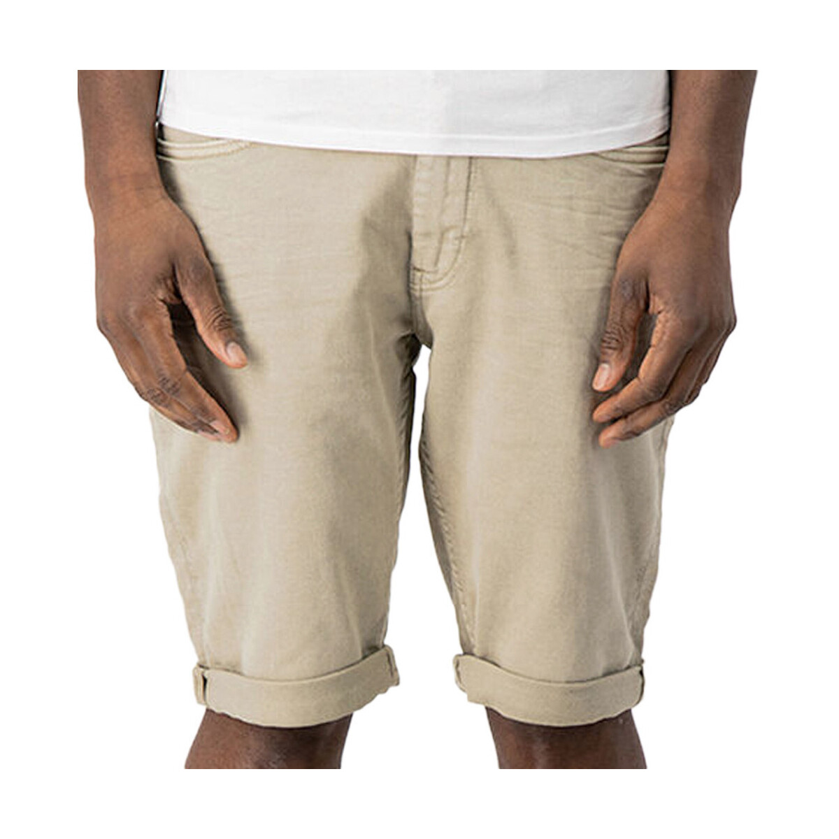 Textil Homem Shorts / Bermudas Teddy Smith  Bege