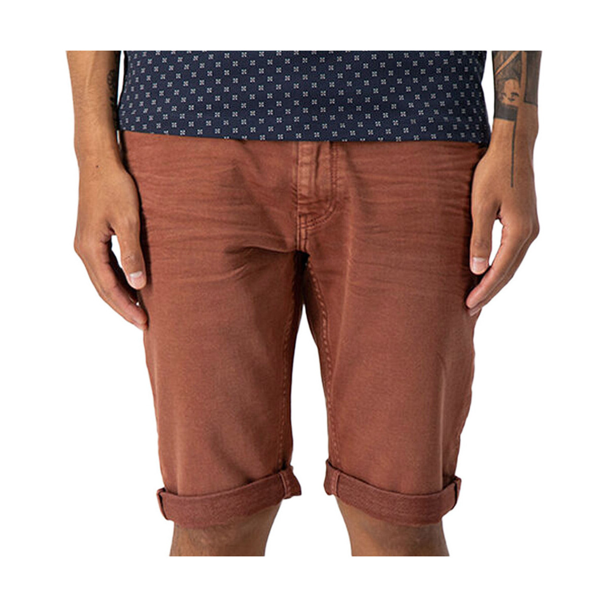 Textil Homem Shorts / Bermudas Teddy Smith  Vermelho