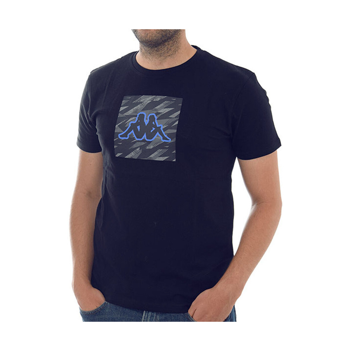 Textil Homem T-shirts e Pólos Kappa  Azul