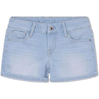 Textil Rapariga Shorts / Bermudas Pepe bon jeans  Azul