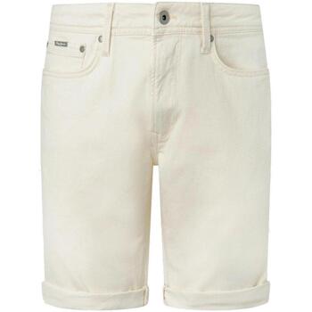 Textil Homem Shorts / Bermudas Pepe Rodia jeans  Branco