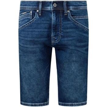 Textil Homem Shorts / Bermudas Pepe Kids jeans  Azul