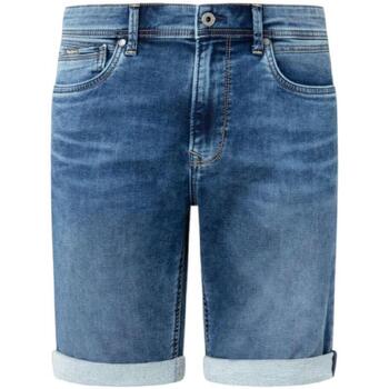 Textil Homem Shorts / Bermudas Pepe jeans fleece  Azul