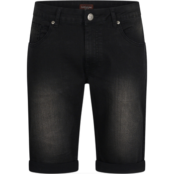 Textil Homem Shorts / Bermudas Cappuccino Italia Denim Short Black Preto