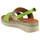 Sapatos Mulher Sapatilhas Nobrand Sandalo zeppa 50 Verde