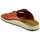 Sapatos Mulher Sapatilhas Fly Flot ciabatte con 2 fibbie Vermelho