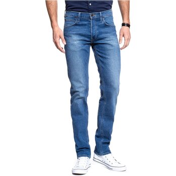 Textil Homem Calças Jeans Solution Lee L706ROEM DAREN Azul