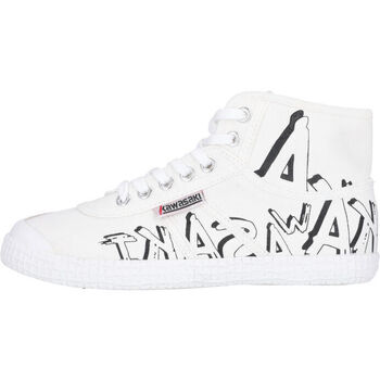 Sapatos Sapatilhas Kawasaki Graffiti Canvas Boot K202415-ES 1002 White Branco
