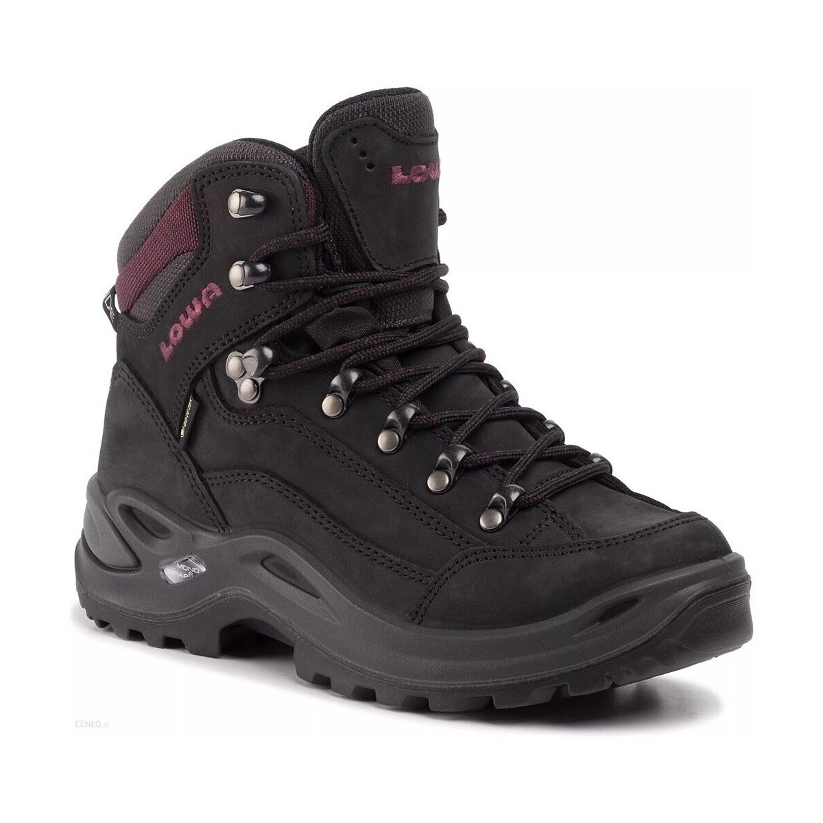 Sapatos Mulher Sapatos de caminhada Lowa Renegade Gtx Mid WS Preto