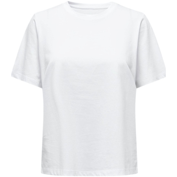 Textil Mulher Sweats Only Noos T-Shirt  S/S Tee - White Branco