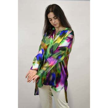 Textil Mulher camisas Dixie CEB6UMG-4-2 Verde