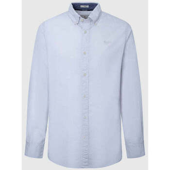 Textil Homem Camisas mangas comprida Pepe jeans PM307796-800-1-1 Branco