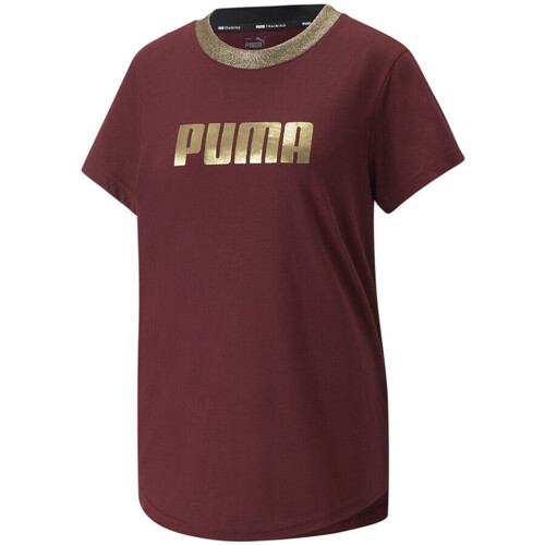 Textil Mulher T-shirts e Pólos Puma  Vermelho