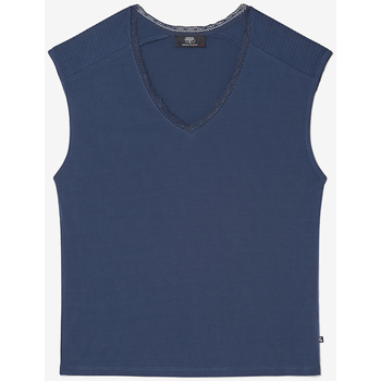 Textil Mulher T-shirts e Pólos MICHAEL Michael Kors T-shirt NATE Azul