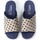 Sapatos Mulher Un Matin dEté Plumaflex By Roal Zapatillas de Casa Roal Lunares 14522 Marino Azul