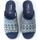 Sapatos Mulher Sapatos & Richelieu Plumaflex By Roal Zapatillas de Casa Roal Étnico 12407 Azul Azul