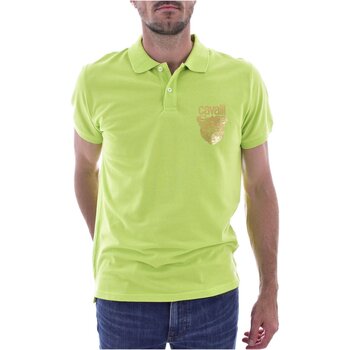 Textil Homem T-shirts e Pólos Roberto Cavalli QXH01G KB002 Verde