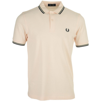 Textil Homem Polos mangas compridas Fred Perry Twin Tipped Rosa