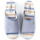 Sapatos Mulher Karl Lagerfeld peplum-hem jersey dress Plumaflex By Roal Zapatillas de Casa Roal 12308 Jeans Azul