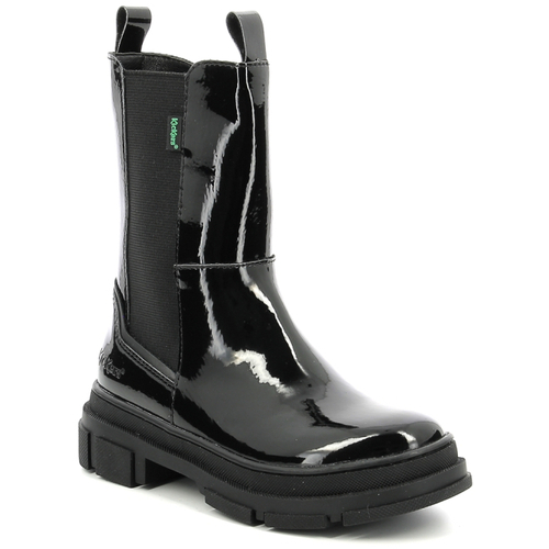 Sapatos Rapariga Botas baixas Kickers Kick Goz Preto