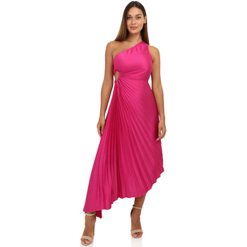 Textil Mulher Vestidos compridos La Modeuse 67116_P156033 Rosa