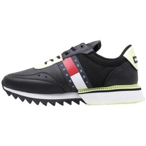Sapatos Homem Sapatilhas Tommy Hilfiger TOMMY JEANS CLEATED Preto