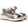 Sapatos Mulher Sandálias Fluchos F1475 Prata