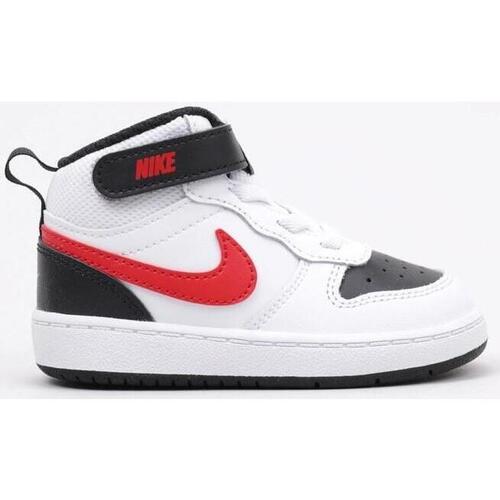 Sapatos Rapaz Sapatilhas de cano-alto spiridon Nike COURT BOROUGH MID 2 Branco