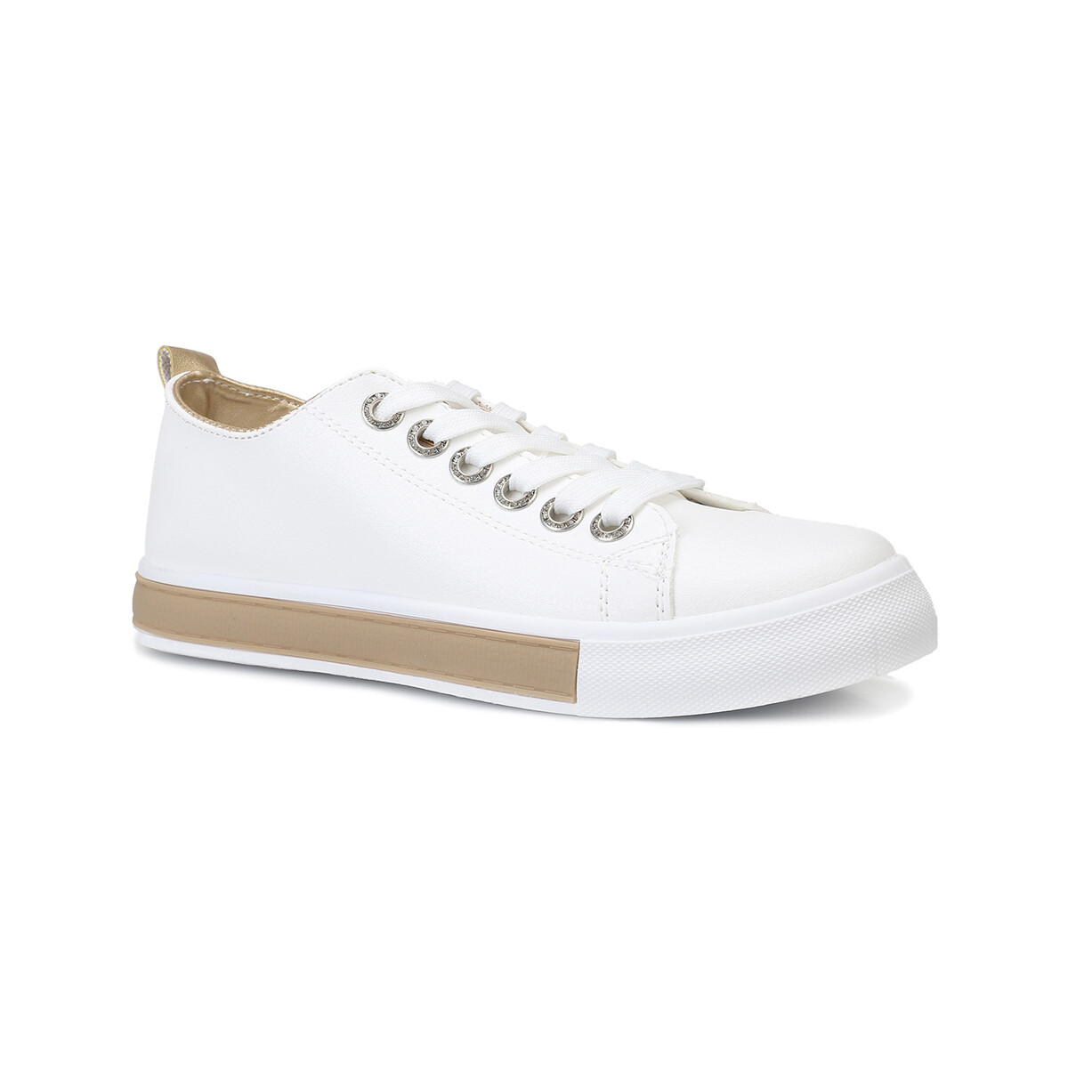 Sapatos Mulher Sapatilhas La Modeuse 67074_P155979 Ouro