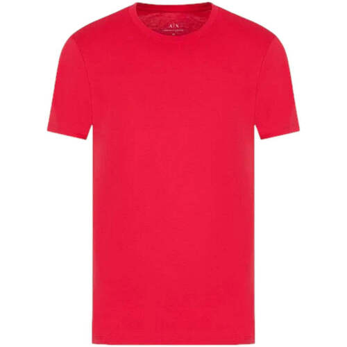 Textil Homem T-shirts e Pólos EAX  Vermelho