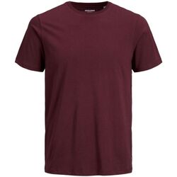 Textil Homem T-shirts e Pólos Jack & Jones 12156101 JJEORGANIC BASIC TEE-PORT ROYALE Vermelho