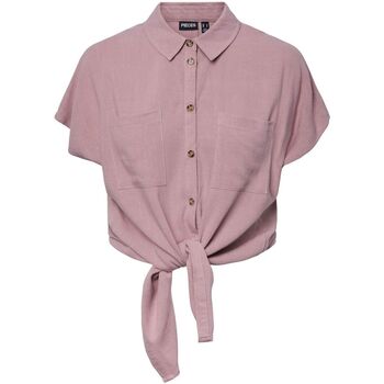 Textil Mulher camisas Pieces 17124357 VINSTY-WOODROSR Rosa