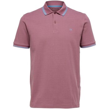 Textil Homem T-shirts e Pólos Selected 16087840 DANTE SPORT-ROSE BROWN Rosa