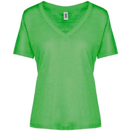 Textil Mulher T-shirts e Pólos Bomboogie TW 7351 T JLIT-317 MINT GREEN Verde