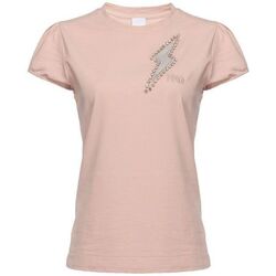 Textil Mulher T-shirts e Pólos Pinko BASEBALL 100494 A0M7-N34 Rosa