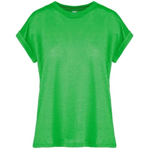 Textil Mulher T-shirts e Pólos Bomboogie TW 7352 T JLIT-312 MINT GREEN Verde