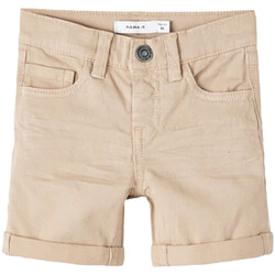 Textil Rapaz Shorts / Bermudas Name it  Bege