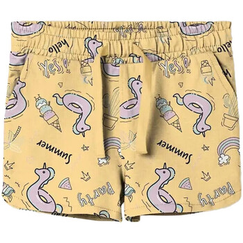 Textil Criança Shorts / Bermudas Name it  Amarelo