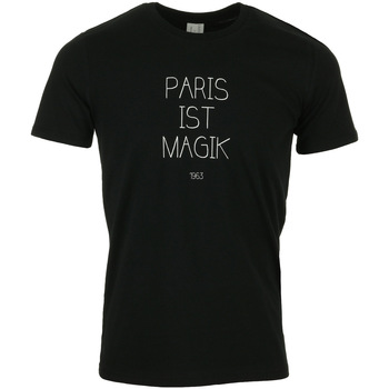 Textil Homem T-Shirt mangas curtas Civissum Paris Ist Magik Tee Preto