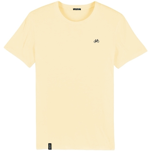 Textil Homem T-shirts e Pólos Organic Monkey T-Shirt Dutch Car - Yellow Amarelo