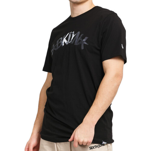 Textil Homem T-shirts e Pólos New-Era  Preto