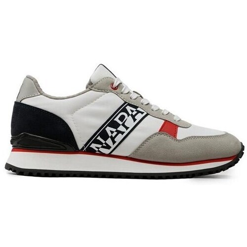 Sapatos Homem Sapatilhas Napapijri Cosmos Branco, Cinzento