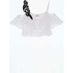 Textil Mulher T-shirts e Pólos Dixie R352V098-1-1 Branco