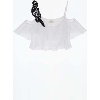 Textil Mulher T-shirts e Pólos Dixie R352V098-1-2 Branco