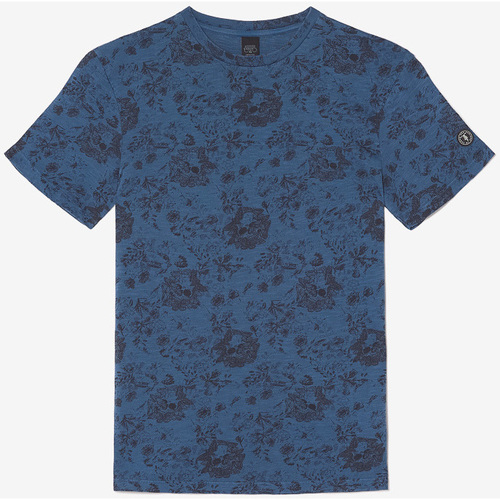 Textil Homem T-shirts e Pólos nemen twist smock jacket nmn e20182 1 120 grey tie dye T-shirt PAGAN Azul