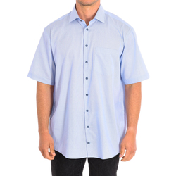 Textil Homem Camisas mangas curtas Seidensticker 312299-13 Azul