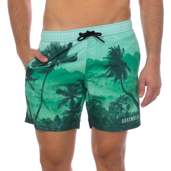 Textil Homem Fatos e shorts de banho Bikkembergs BKK2MBM13-GREEN Verde