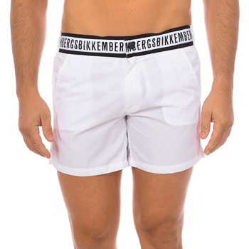 Textil Homem Fatos e shorts de banho Bikkembergs BKK2MBS01-WHITE Branco