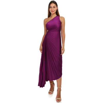 Textil Mulher Vestidos compridos La Modeuse 67115_P156034 Violeta