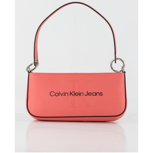 Malas Mulher Bolsa Calvin Klein Jeans V-neck Bolsos  en color rosa para Rosa